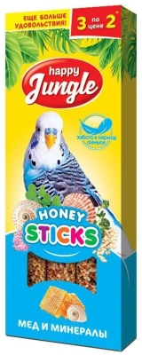 Палочки для птиц при линьке 3 шт, Хэппи Джангл J201