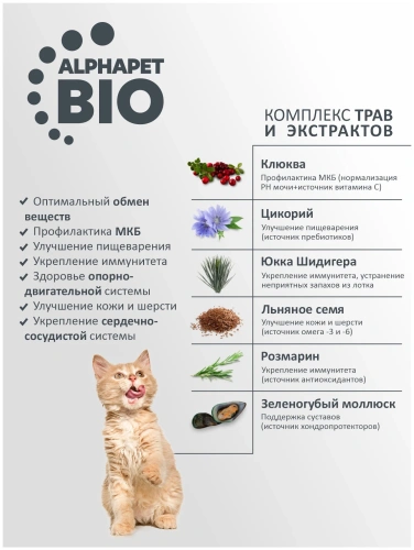 Сухой корм Альфа Пет для котят, беременных и кормящих кошек с Цыпленком 3кг