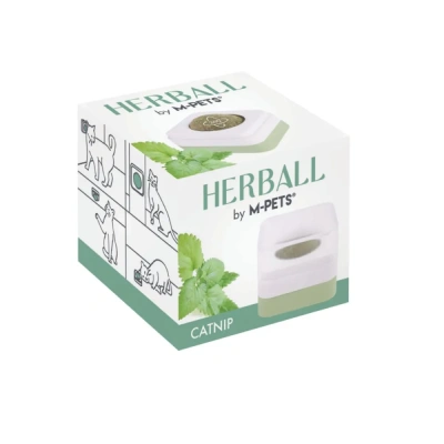 Игрушка для кошек Шарик с кошачьей мятой в футляре Mpets 20644299