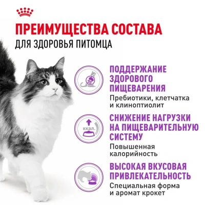 Сухой корм Royal Canin Sensible 33 для взрослых кошек с чувствительным пищеварением 1,2 кг