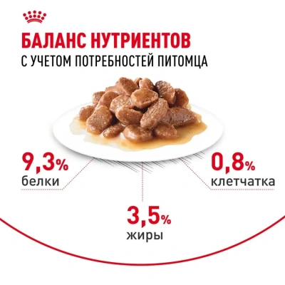 Влажный корм ROYAL CANIN Urinary Care для взрослых кошек при мочекаменной болезни в соусе пауч 85 г