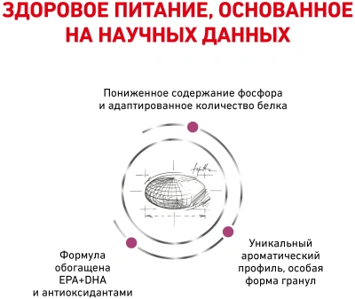 Сухой корм Royal Canin Renal для взрослых кошек с хронической почечной недостаточностью - 2 кг