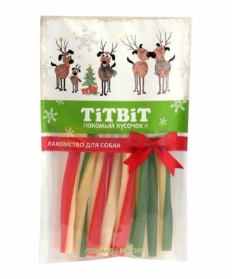 Лакомство Titbit для собак Жевательный снек, Новогодняя коллекция, 100 г