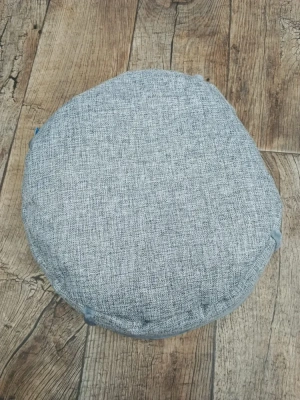 Лежанка ЛОФТ круглая, размер M (47*10)  серая, Rich Breed