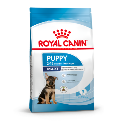 Сухой корм Royal Canin Maxi Puppy для щенков крупных пород  с курицей, 3 кг