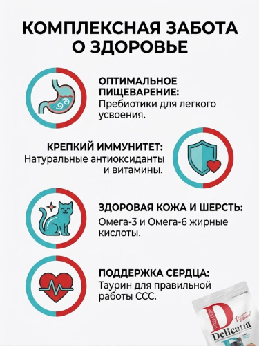 Сухой корм DELICANA  для взрослых кошек с кроликом 8 кг