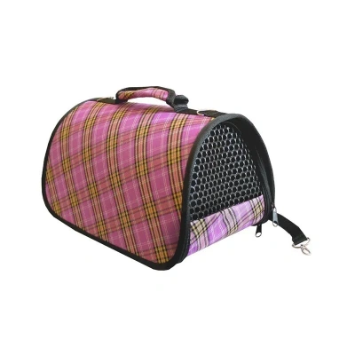 55081 Сумка-кофр "Шотландка" 36*21*21 см