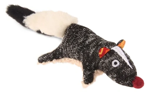 Игрушка для маленьких и средних собак, GiGwi Скунс с пищалкой 9см