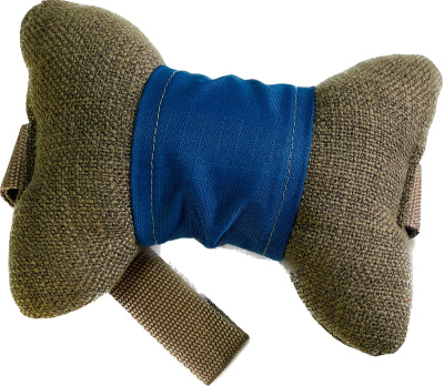 Зооэкспресс 602051 Игрушка  для собак КОСТЬ С 2-мя РУЧКАМИ №1 (20 см, текстиль)