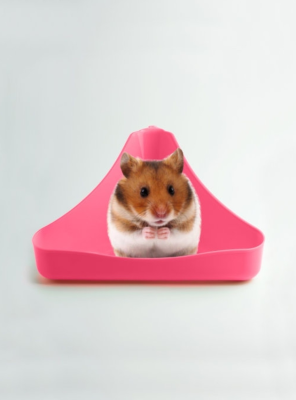 Зооэкспресс 11201 Туалет-лоток угловой для грызунов 16х9х8,5 см