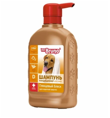 Шампунь для собак Мистер Бруно №1 "Глянцевый блеск" 350мл