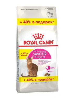 Сухой корм Royal Canin Savour Exigent для привередливых к вкусу кошек 400+160г