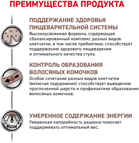 Сухой корм для кошек Royal Canin Gastrointestinal Hairball диетический корм для вывода шерсти 0,4 кг