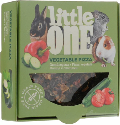 Лакомство для грызунов Литтл Уан Пицца с овощами 55г