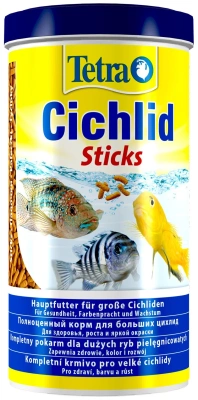 Корм Tetra Cichlid Sticks для рыб всех видов цихлид в палочках 500 мл