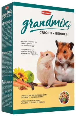 Корм Падован Grandmix Criceti-Gerbilli для хомяков и песчанок 400г