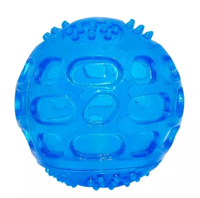 Мяч-пищалка для собак, голубой, д. 6,3 см  M-pets 