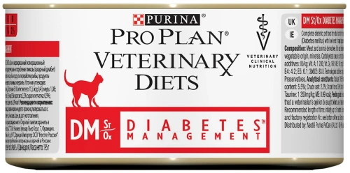 Purina Pro Plan Veterinary diets DM St/Ox Diabetes Management влажный корм для взрослых кошек 195г