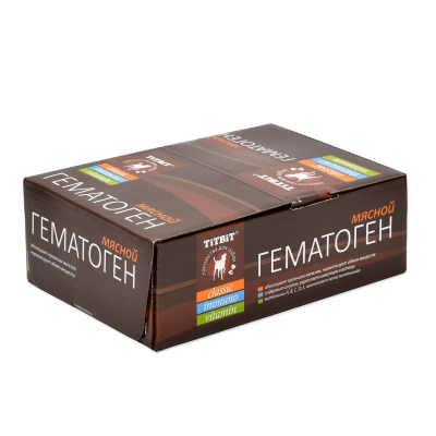 Лакомство для собак Титбит, Гематоген мясной,35гр