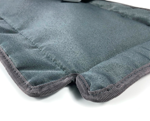 18323 Переноска для животных "Турне" L с метал.дверцей (коврик + ремень) 54,5*36*34 см зеленая