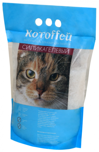 Котоффей Наполнитель силикагеливый 4л