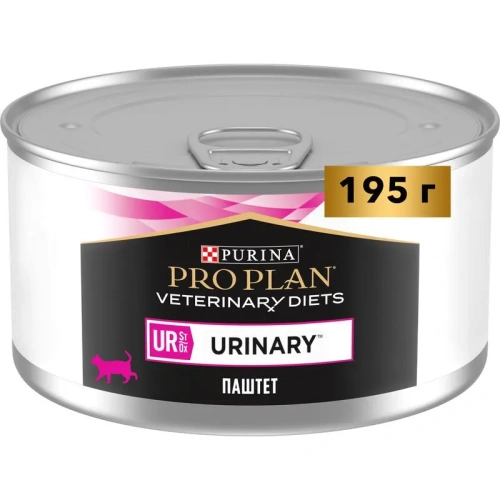Влажный корм для кошек диетический Purina PPVD UR St/Ox Urinary, паштет, 195 г