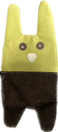 602012 Игрушка для собак шуршащая ЗАЯЦ №2, 28 см текстиль