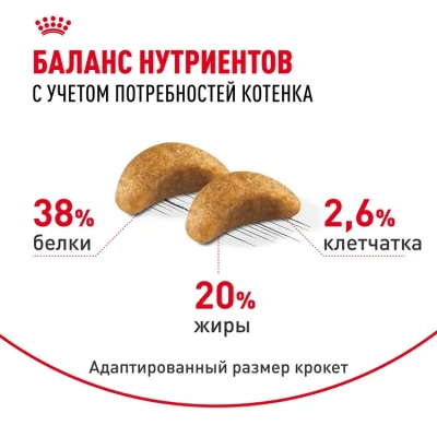 ROYAL CANIN British Shorthair Корм сухой для котят породы Британская короткошерстная, 400 г