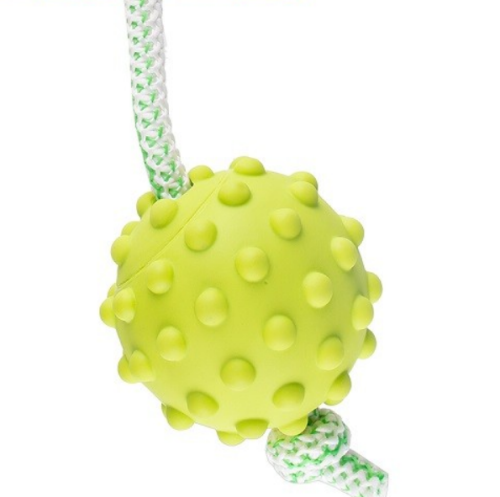 Игрушка FANCY для животных Мячик на веревке 6,5 см