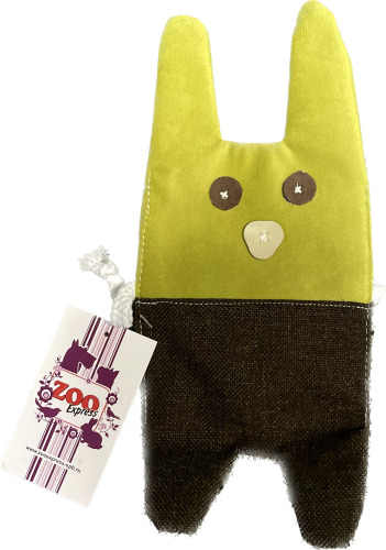 602012 Игрушка для собак шуршащая ЗАЯЦ №2, 28 см текстиль