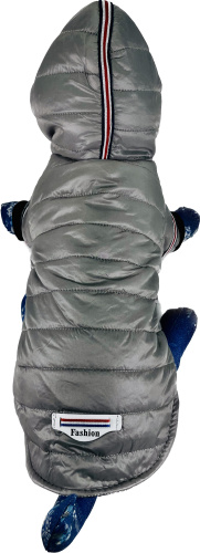 Спортивный водонепроницаемый теплый жилет для питомцев серый XL