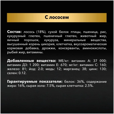Сухой корм Purina Pro Plan Adult для взрослых кошек с лососем - 400 г