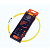 Светящийся ошейник FLASH LED, М, 1.5 x 65 см, оранжевый MPets