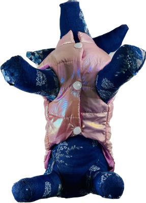 Зимняя водонепроницаемая куртка для питомцев перламутровая розовая M