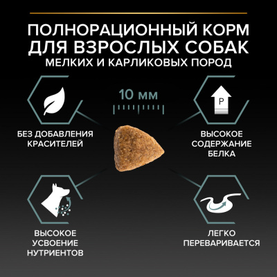 PRO PLAN OPTIDIGEST Сухой корм для взрослых собак мелких пород с чувствительным пищеварением, с ягне