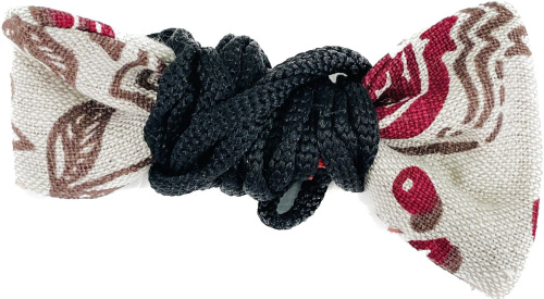 Игрушка для кошек шуршащая БАНТИК на эластичном шнуре (10 см, текстиль, 1шт), 601010