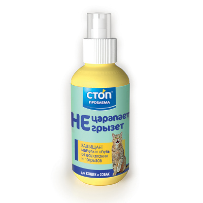 Экопром S302 СТОП проблема Спрей для кошек и собак Не царапает, не грызет 120мл