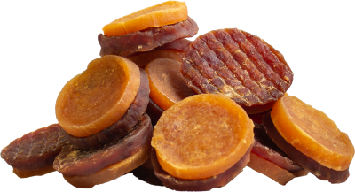 Деревенские лакомства 90 г медальоны мясные для собак из курицы и утки