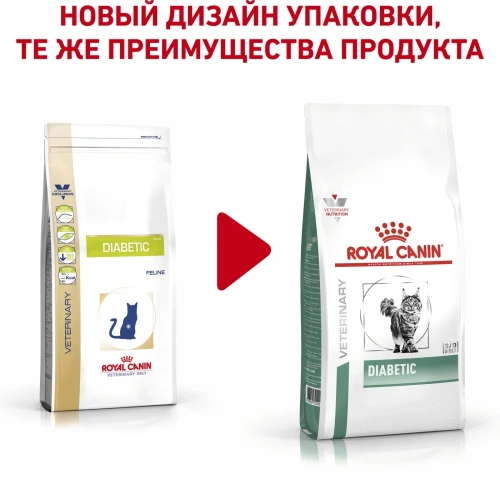 Сухой корм Royal Canin Diabetic для кошек при сахарном диабете - 1,5 кг