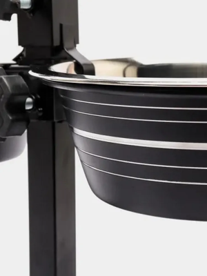 Миски на подставке, универсальная "Double Diner" 1,75 л. высота стойки 43 см