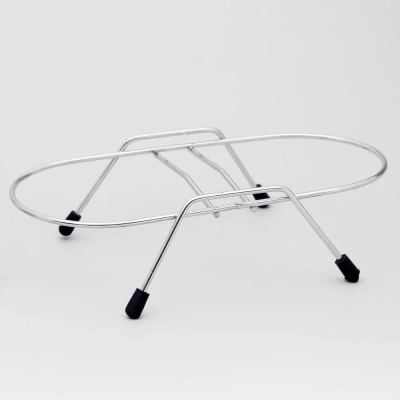 VM, Миска для домашних животных металлическая двойная на подставке (2 х 240 мл), VМ-2700 (A)