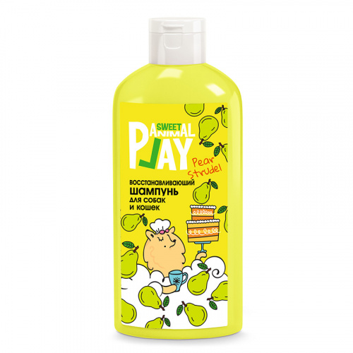 Animal Play Sweet Шампунь д/собак и кошек восстанавливающий Грушевый штрудель 300мл