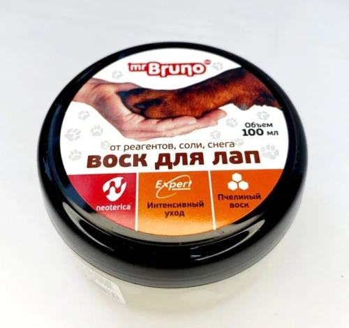 Мистер Бруно Воск для лап 100 мл