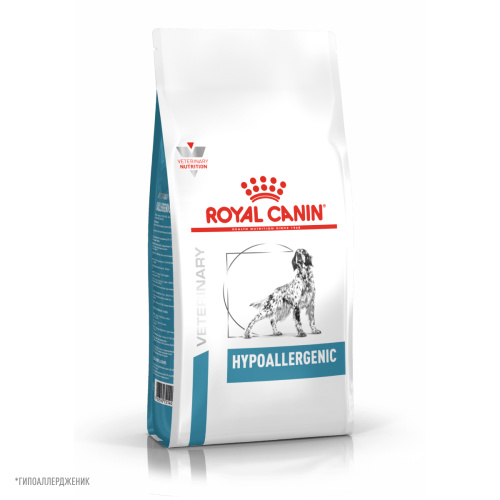 Сухой корм для собак Royal Canin Hypoallergenic, для ср. и кр. пород, при пищевой аллергии 2кг