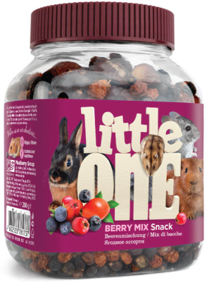 Лакомсво Little One для грызунов  ягодное ассорти 200 г банка