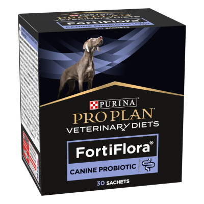 Purina Pro Plan Veterinary Diets Fortiflora Пищевая добавка для собак с пребиотиком, 30 х 1 г