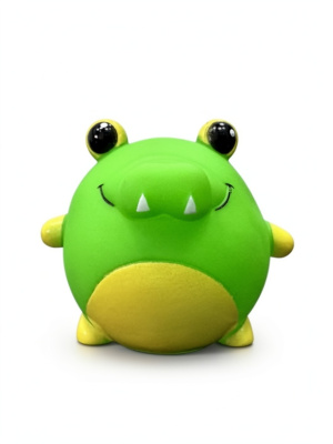 Игрушка для собак Mr.Pet  Крокодил с плюшевым хвостом, винил, 9,5см