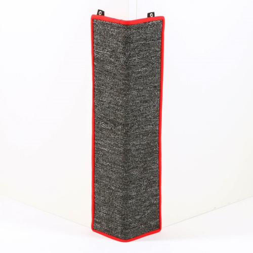 Когтеточка LOWCOST угловая БОЛЬШАЯ с пропиткой ковролин/мех 67*17см Rich Breed 