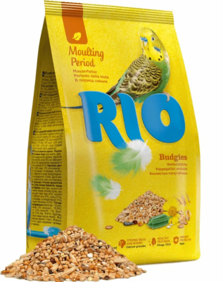 Корм RIO для волнистых попугаев при линьке 1 кг