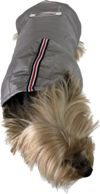 Спортивный водонепроницаемый теплый жилет для питомцев серый S